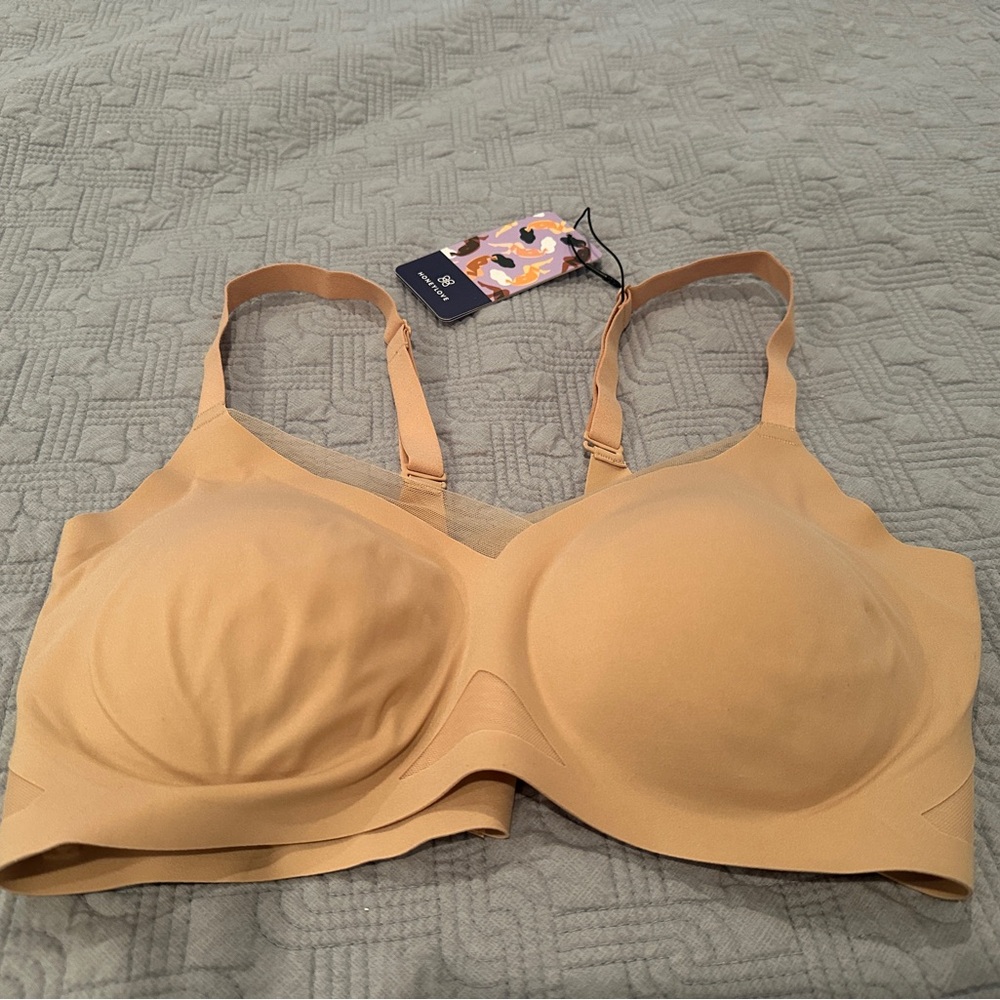 Honeylove crossover Bra- nude